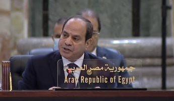 السيسي: مصر تقف بجانب العراق وترفض التدخلات الخارجية