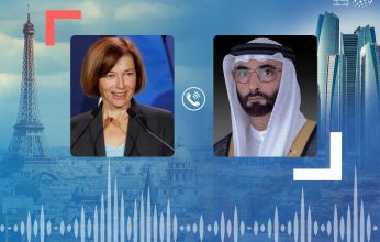وزير الدفاع الإماراتي يبحث هاتفياً مع نظيرته الفرنسية علاقات التعاون العسكري