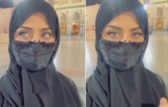 # ترند السعودية.. نرمين محسن تفاجئ جمهورها بارتداء الحجاب من داخل المسجد النبوي