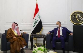 رئيس وزراء العراق يستقبل وزير الخارجية السعودي