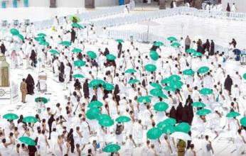 شئون الحرمين توزع ٤ ألاف شمسية على المتعمرين