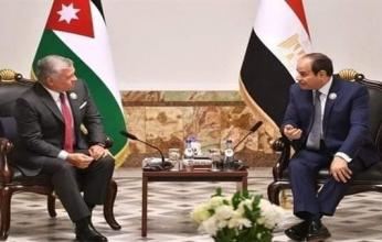 "السيسي" و "عبد الله" يستعرضان العلاقات الاقتصادية وقضايا المنطقة