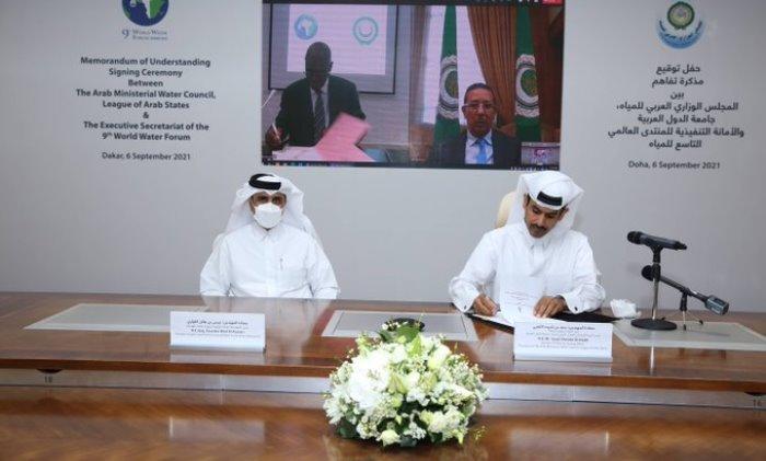 قطر.. مذكرة تفاهم عربية مع الأمانة التنفيذية للمنتدى العالمي التاسع للمياه قطر.. مذكرة تفاهم عربية مع الأمانة التنفيذية للمنتدى العالمي التاسع للمياه