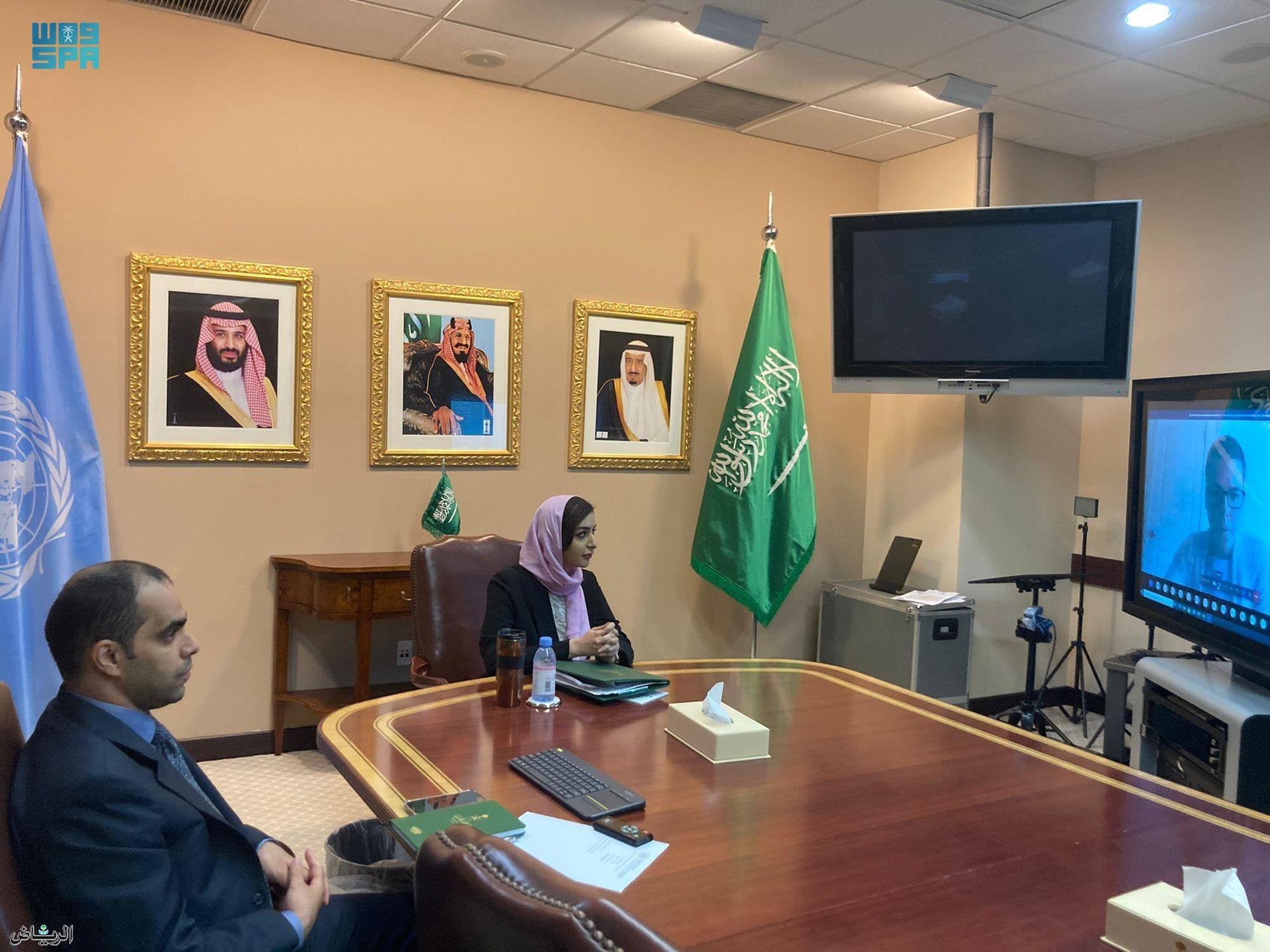 وفد المملكة بالأمم المتحدة يرأس الاجتماع الافتراضي للمجلس الاستشاري لمكافحة الإرهاب وفد المملكة بالأمم المتحدة يرأس الاجتماع الافتراضي للمجلس الاستشاري لمكافحة الإرهاب