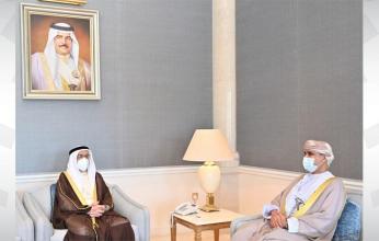 محمد بن مبارك يستقبل سفير عُمان لدى البحرين