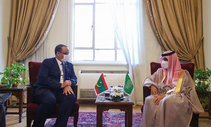 وزير الخارجية السعودي يلتقي نظيره الموريتاني وزير الخارجية السعودي يلتقي نظيره الموريتاني