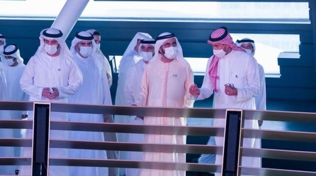حاكم دبي يشيد بالجناح السعودي في إكسبو 2020 حاكم دبي يشيد بالجناح السعودي في إكسبو 2020
