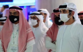 نائب حاكم دبي يتفقد جناح وزارة الداخلية المشارك في أسبوع جيتكس