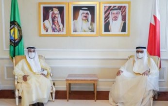 وزير خارجية البحرين يلتقي الأمين العام لمجلس التعاون