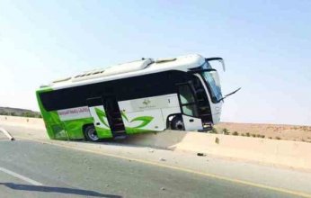 العناية الإلهية تنقذ 9 طالبات سعوديات من موت محقق بسبب حادث مروري