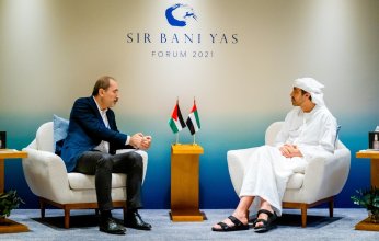 عبد الله بن زايد يستقبل وزير خارجية الأردن