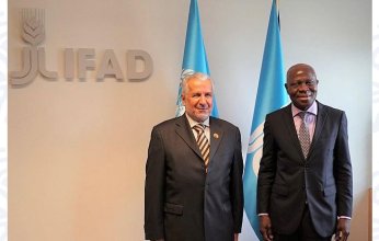 الدكتور الربيعة يلتقي مدير الصندوق الدولي للتنمية الزراعية (IFAD)