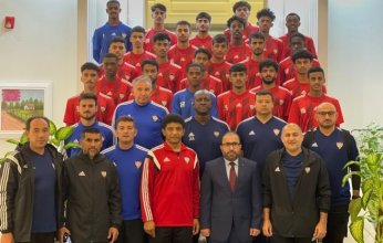 قنصل الإمارات يزور بعثة منتخب الشباب لكرة القدم في أربيل
