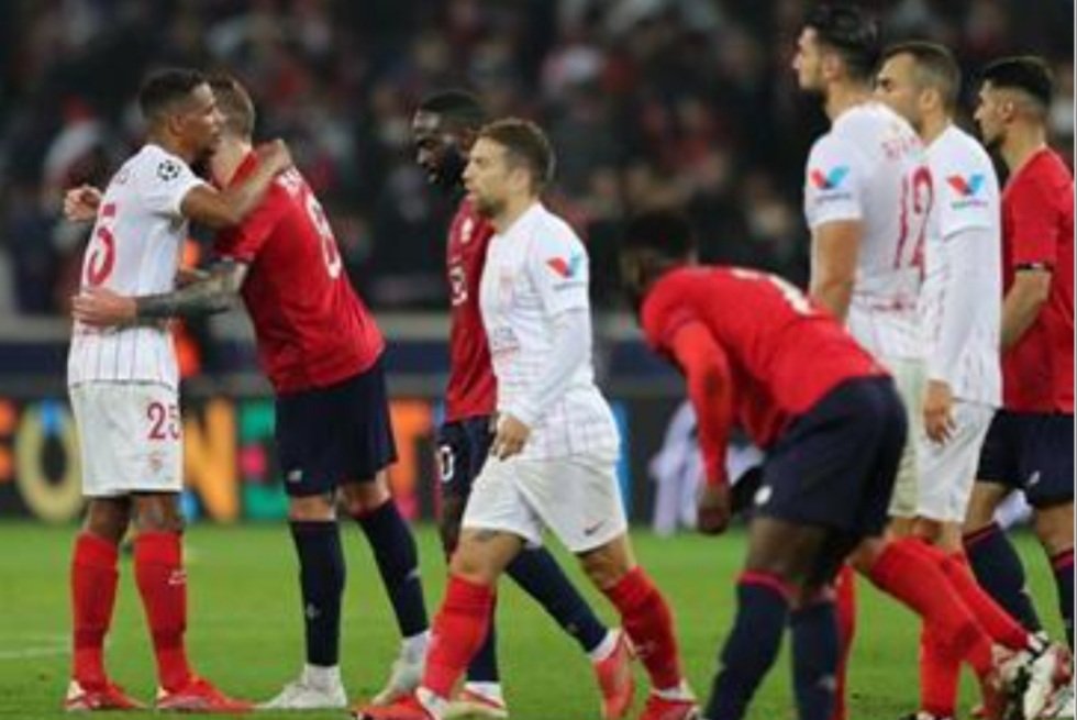 إشبيلية يسقط على أرضه أمام ليل بدوري أبطال أوروبا إشبيلية يسقط على أرضه أمام ليل بدوري أبطال أوروبا