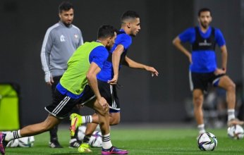 منتخب الإمارات يؤدي تدريبه الأول بالدوحة استعداداً لبطولة كأس العرب