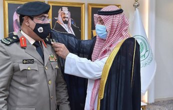 تقليد مدير شرطة منطقة نجران رتبة لواء