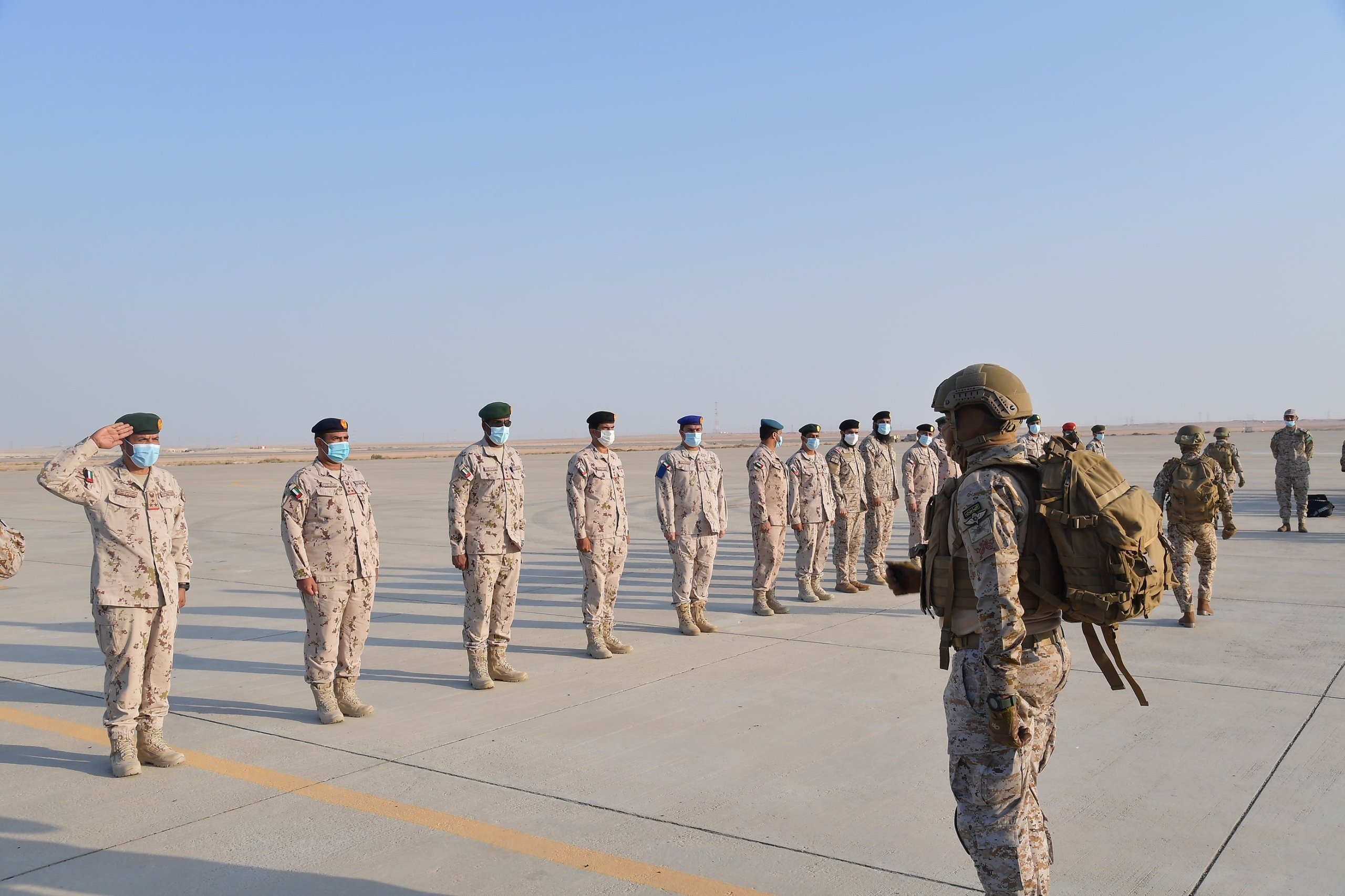 وحدات القوات البرية الملكية السعودية مع القوات البرية الإماراتية