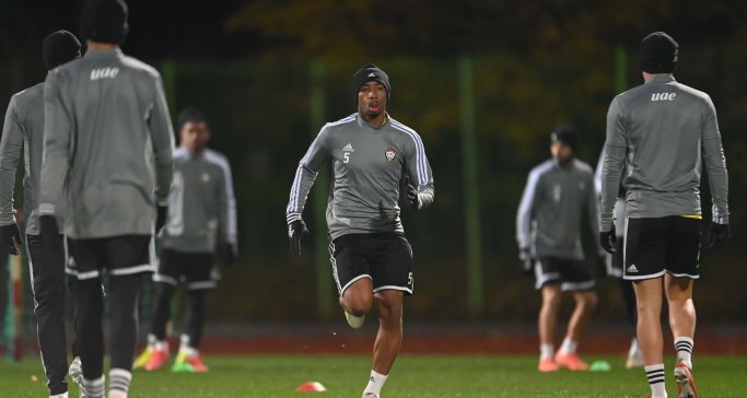 في تصفيات المونديال.. منتخب الإمارت يؤدي تدريبه الرئيسي غدا استعدادا للقاء كوريا في تصفيات المونديال.. منتخب الإمارت يؤدي تدريبه الرئيسي غدا استعدادا للقاء كوريا