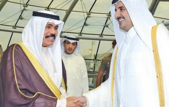 الأمير نواف الأحمد لـ«الأمير تميم»: انجازاتكم التنموية محل اعتزاز للجميع