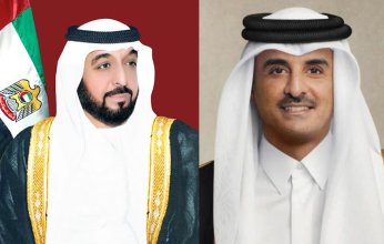 أمير قطر يهنئ رئيس الإمارات بذكرى اليوم الوطني لبلاده