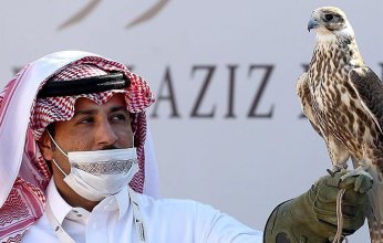 الزعيم "وتوكلنا" أغرب أسماء الصقور بمهرجان الملك عبد العزيز