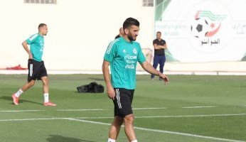 نهائي كأس العرب2021.. أمير سعيود يحرز هدف الجزائر الأول في تونس