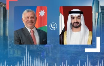 ولي عهد أبوظبي يتلقى اتصالا هاتفيا من العاهل الأردني