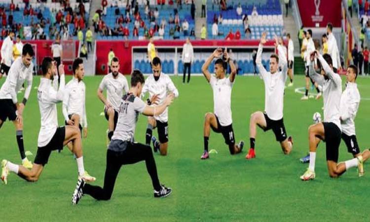 منتخب مصر يخوض اليوم مرانه الأول استعدادا للأردن فى كأس العرب منتخب مصر يخوض اليوم مرانه الأول استعدادا للأردن فى كأس العرب