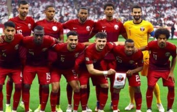 منتخب قطر يفوز على نظيره العراقي بثلاثية فى كأس العرب