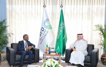 سلطان المرشد يستقبل وزير خارجية جنوب السودان