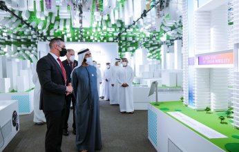 حاكم دبي يزور جناح ألمانيا في اكسبو 2020