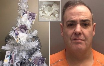 «شجرة من الكوكايين».. أغرب احتفالات الكريسماس