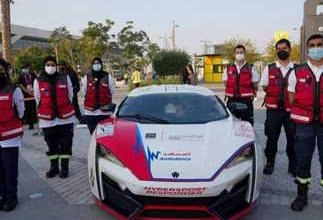 مزودة بالألماس والذهب.. .دبي تطلق أغلى وأسرع سيارة إسعاف في العالم