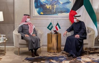 وزير الخارجية السعودي يلتقي نظيره الكويتي