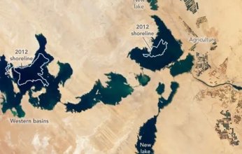 بعد 20 عاماً.. كيف تغيرات بحيرات توشكى من الجفاف الى الامتلاء لأعلى مستوى؟