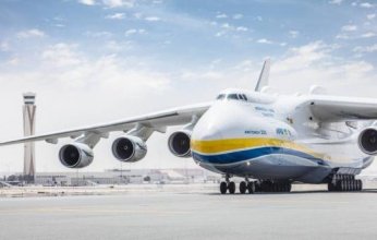 روسيا تقوم بحرق أكبر طائرة شحن في العالم