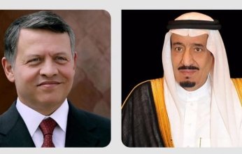 ملك الأردن يهنئ خادم الحرمين بمناسبة يوم التأسيس