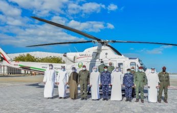 جولة استطلاعية جوية لشرطة و بلدية الشارقة لعدد من المناطق