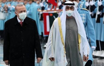 ولي عهد ابوظبي الشيخ محمد بن زايد يرحب بأردوغان