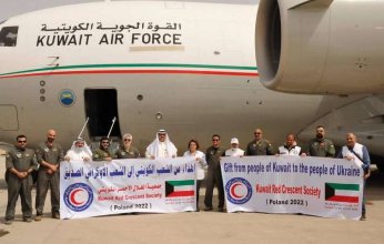 الكويت ترسل طائرة إغاثية تحمل مساعدات للاجئين الأوكرانيين في بولندا