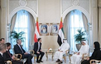 ولي عهد أبوظبي يبحث مع مستشار النمسا تعزيز العلاقات الثنائية