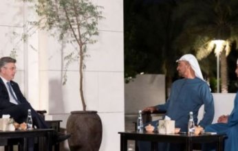 ولي عهد أبوظبي يستقبل رئيس وزراء كرواتيا