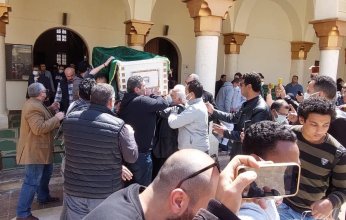 بالصور.. تشييع جثمان الفنان أحمد حلاوة لمثواه الأخير