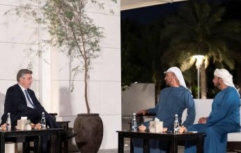 ولي عهد أبو ظبي يستقبل رئيس وزراء كرواتيا