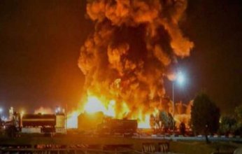 انفجار قوي يهز شرق أوكرانيا واشتعال النيران بمستودع نفط