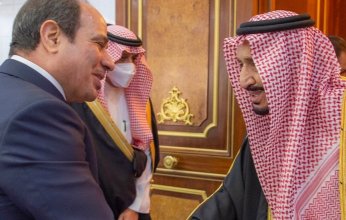 خادم الحرمين الشريفين يستقبل السيسي بقصر اليمامة