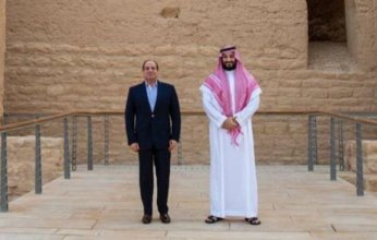 الأمير بن سلمان يصطحب الرئيس السيسي في جولة بالدرعية