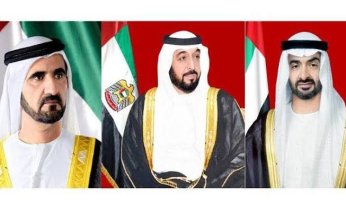 قادة الإمارات يهنئون رئيس إيرلندا باليوم الوطني