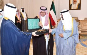 ولي العهد الكويتي يستقبل رئيس مجلس إدارة شركة الاتصالات السعودية