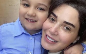 شاهد.. .سيرين عبد النور تحتفل بعيد ميلاد ابنها كريستيانو برفقة عائلتها